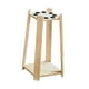 thumbnail image 2 of Soporte de Taco de Billar de Esquina para Suelo con Diseño Compacto Base Estable Capacidad para 8 Tacos Madera Resistente Adecuado para Sala de, 2 of 9