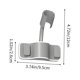 thumbnail image 3 of Soporte de ducha sin perforaciones, cabezal universal, roseta ajustable, boquilla de baño, base de ducha de plástico con forma de flor y sol., 3 of 6