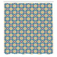 thumbnail image 3 of Ambesonne Retro Shower Curtain, Big Small Circles and Dots, 69"Wx70"L, Marigold Scarlet Blue, 3 of 5