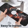 thumbnail image 6 of Sikiie Cool Tiger Splash Guard for Sink Faucet-1 PC Super Absorbent Fast Drying Mat Sink Gadgets-Splash Guard for Kitchen, Sink Mat, 6 of 7