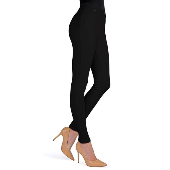 MeMoi Lisse Chino Cotton Blend Leggings - Womens - Female