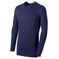thumbnail image 1 of Duofold by Champion Thermals Men`s Long-Sleeve Base-Layer Shirt, S, Navy, 1 of 1