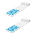 thumbnail image 1 of TRC Recreation Sunsation 70" Foam Raft Lounger Pool Float, Blue Wave (2 Pack), 1 of 4