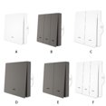 thumbnail image 1 of Professional Smart Light Switch No Neutral Wire Universal Transmitter Remote Control Plate No Capacitor Needed 1/2/3 Way Works Three-way/Gary, 1 of 6
