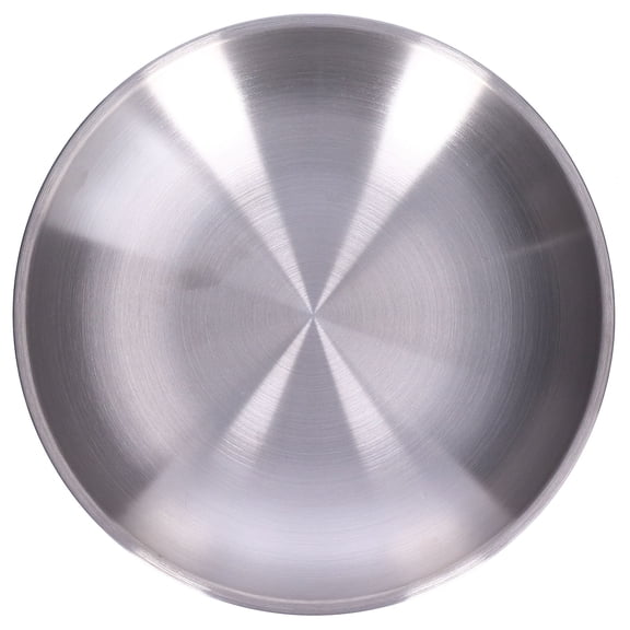Stainless Steel Dish Dinner Plate Reusable Brushed Metal Plate Heavy Duty Kitchenware for Home Kitchen Restaurant HotelS