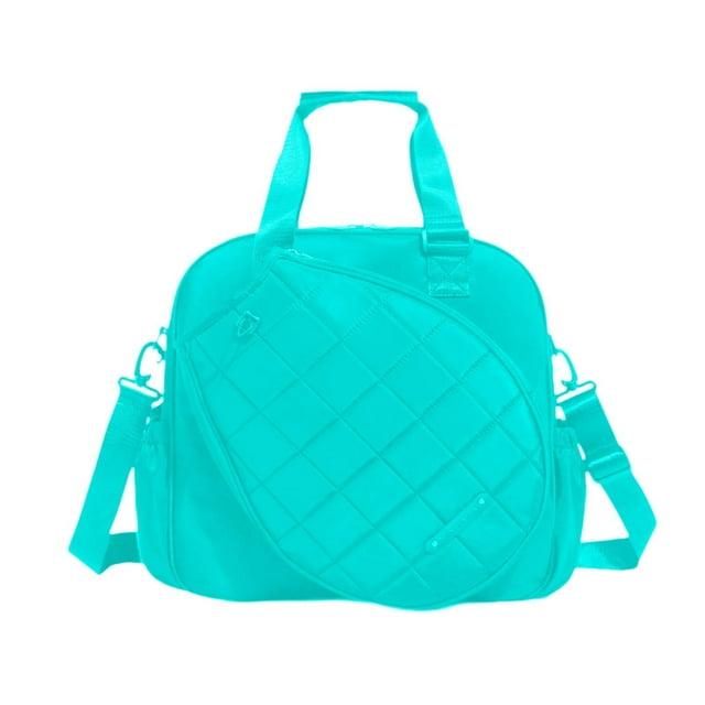 S SERENABLE Sac de Raquette de Tennis Poche de Raquette Imperméable Femmes Hommes Sac à Main de Tennis Portable Vert