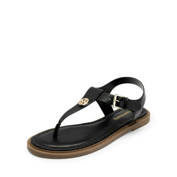 DREAM PAIRS Dressy T-Strap Flat Thong Sandals for Women Comfort Roman Gladiator Casual Summer Beach Flip Flop Shoes with Adjustable Back Ankle Strap