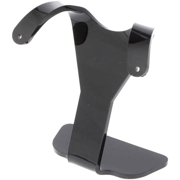 Plymor Black Acrylic Divided Pair Hanging Earring Display Stand, 3" W x 1.5" D x 3" H