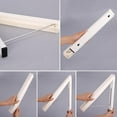 thumbnail image 4 of Pretty Comy Wall Hanger Retractable Indoor Clothes Hanger Magic Fold Drying Rack Waterproof Clothes Towel Rack Holder Stainless Steel, 4 of 5
