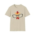 thumbnail image 2 of Chicken Glasses, Gildan Unisex Softstyle T-Shirt, Hen Graphic Tee, S-3XL, 2 of 5