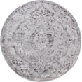 thumbnail image 2 of Rugs.com Oregon Collection Rug – 3 Ft Round Gray Low-Pile Rug Perfect For Kitchens, Dining Rooms, 2 of 8