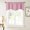 Light Pink, variant on Firefly Hope Light Pink Solid Blackout Scalloped Curtain Valance, 52"x18" Short Curtain Panels with Rod Pocket, Ideal for Kitchen Windows, Bedroom Windowsills & Breakfast Nooks