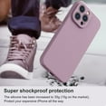 thumbnail image 5 of Compatible with MagSafe iPhone 14 Pro  Case, [9H Screen Protector] [Camera Protective] [Soft Microfiber Lining] Liquid Silicone Shockproof Case for iPhone 14 Pro - Lavander Purple, 5 of 15