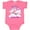 Hot Pink, variant on Inktastic My Nana Loves Me Unicorn Girls Baby Bodysuit