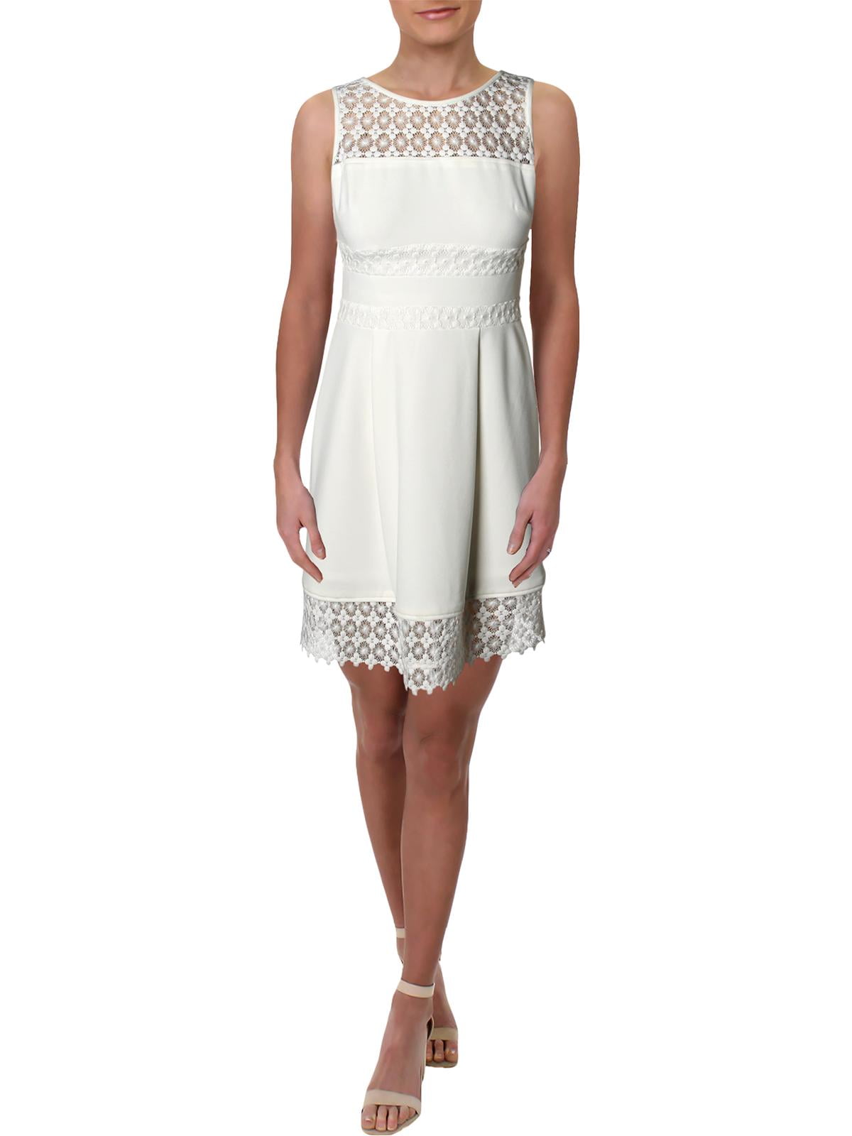ralph lauren lace fit and flare dress
