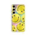 thumbnail image 1 of Samsung Flipsuit Case EF-MS921 for Galaxy S24, Smartphone Cover, Mobile Phone Case, Protective Case, Insert Card Smiley Design, Yellow, 1 of 2