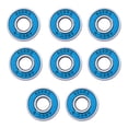 thumbnail image 2 of koolsoo 16 Pcs Roulements ABEC-9 pour Planche à Roulettes Longboard Hockey Roller Bleu, 2 of 9