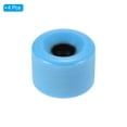 thumbnail image 3 of Uxcell 65mm 78A Soft Cruiser Wheels Street Wheels Skateboard Wheel PU Frosted, Blue 4 Pack, 3 of 5