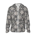 thumbnail image 2 of Lsque Sparkling Snowflakes UPF 50+ Lightweight Sun Protection Men's Women's Long Sleeve Shirt, Hoodie Performance -3X-Large, 2 of 9
