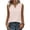 Khaki^0324V&02, variant on Women Tank Tops Summer Sleeveless Button Fitted V Neck Tank Tops for Women Wide Strap Breathable Going Out Basic Woman Undershirt Black L
