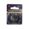 ULTRALAST UL2016 1-pack 80mAh 2016 Lithium Coin Cell Batteries