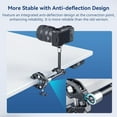 thumbnail image 5 of SMALLRIG Magic Arm Clamp Kit, Camera Mount Articulating Friction Arm w Super Clamp, w 1/4"-20 Screw and Thread hole, for Camera, Light, Monitor, Webcam or Action Camera ≤1.5kg, for Table, Tube 4454, 5 of 8