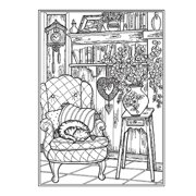 Adult Coloring: Creative Haven Home Sweet Home Coloring Book (Paperback)