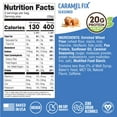 thumbnail image 2 of Lenny & Larry's Fitzels Protein Pretzels Snack,Caramel Fix, 20g of Protein, 8 Pack, 2 of 6
