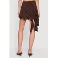 thumbnail image 4 of Women's Asymmetrical Ruffle Tiered Mini Skirt, 4 of 4
