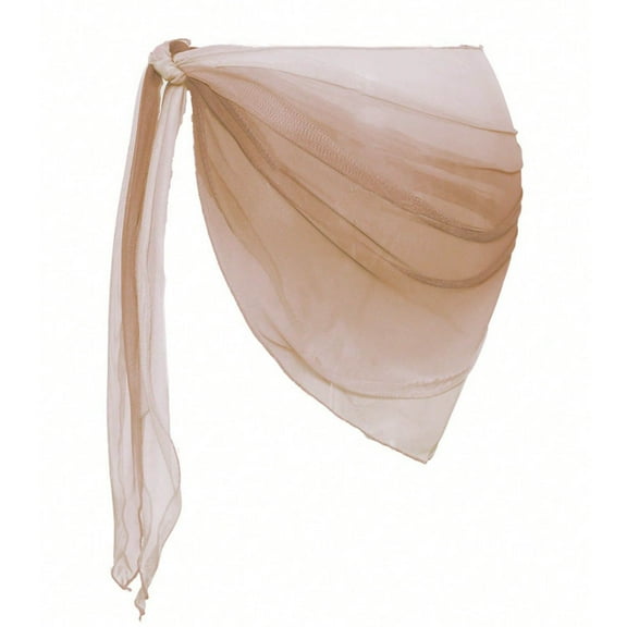 Women Beach Sarong Bathing Suit Wrap Skirt Sheer Bikini Swimsuit Cover Ups for Swimwear Sun Protection Mesh Yarn Casual Breathable Cover Up Beach Holiday Clothes