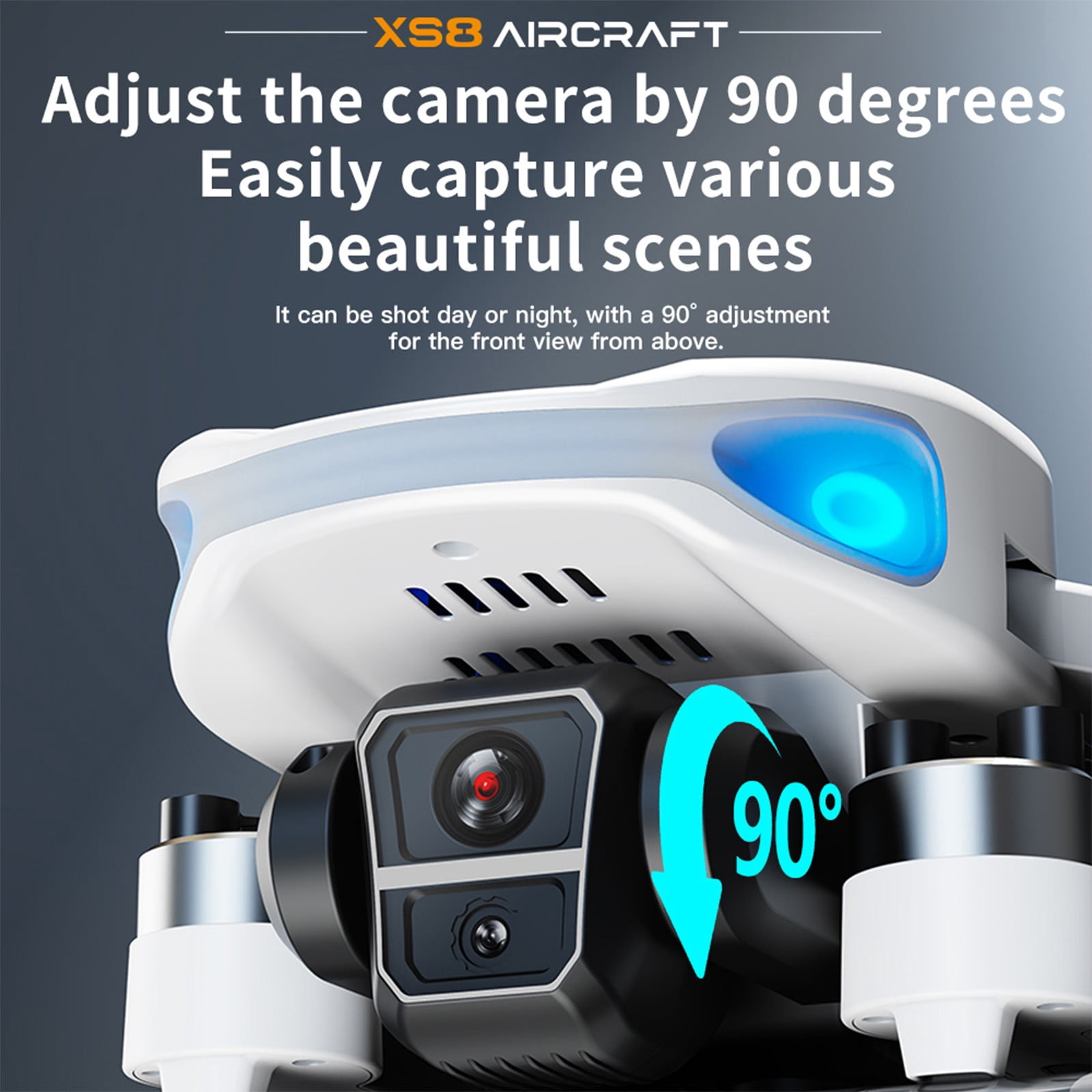 RC Drone with 1080P Camera, 4.3-Inch Screen Remote Control, Brushless Motor for Stable Flight, 22-Minute Long Flight Time with Obstacle Avoidance for Beginners