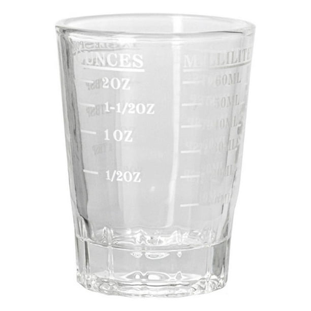 Inteprter Utensilios para hornear de vidrio Taza medidora Vasos de onzas líquidas Herramientas para hornear Resistentes al calor para Type2 NO2