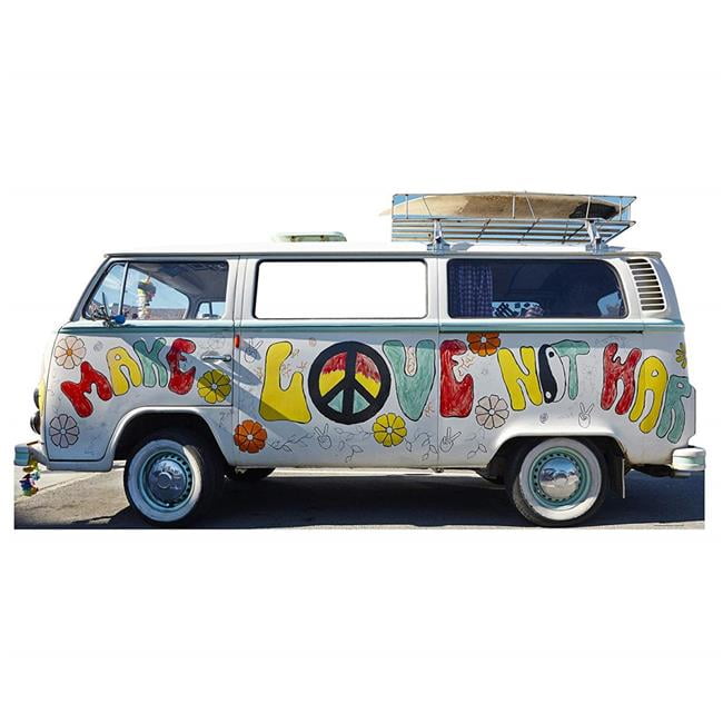 Star Cutouts SC2068 Hippie Van Cardboard Cutout Standup