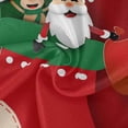 thumbnail image 2 of Coolnut 60" Christmas Santa Claus Round Tablecloth, Waterproof Stain and Wrinkle Resistant Washable Decorative Table Covers for Kitchen Dining Tabletop Party Outdoor Picnic, 2 of 7