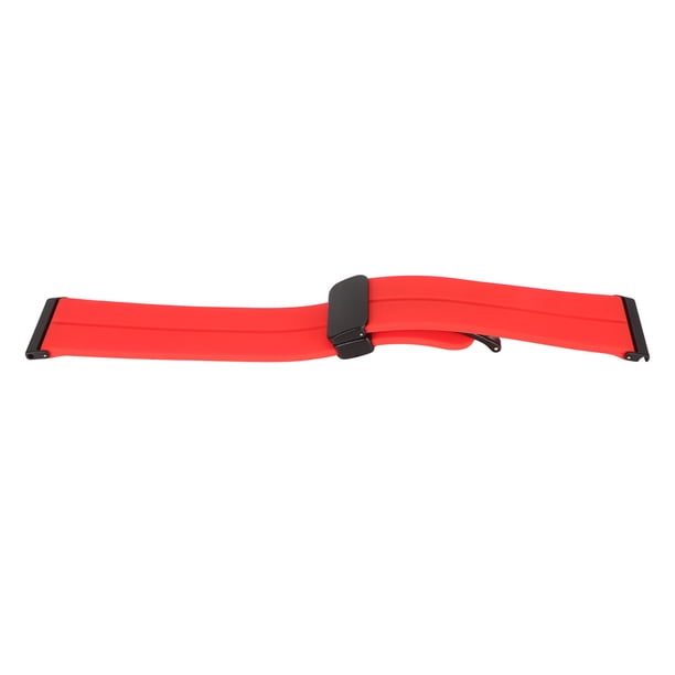 Correas De Reloj De Silicona, Correa De Reloj Deportiva Flexible Con Hebilla Plegable Magnética De Moda Para Correr