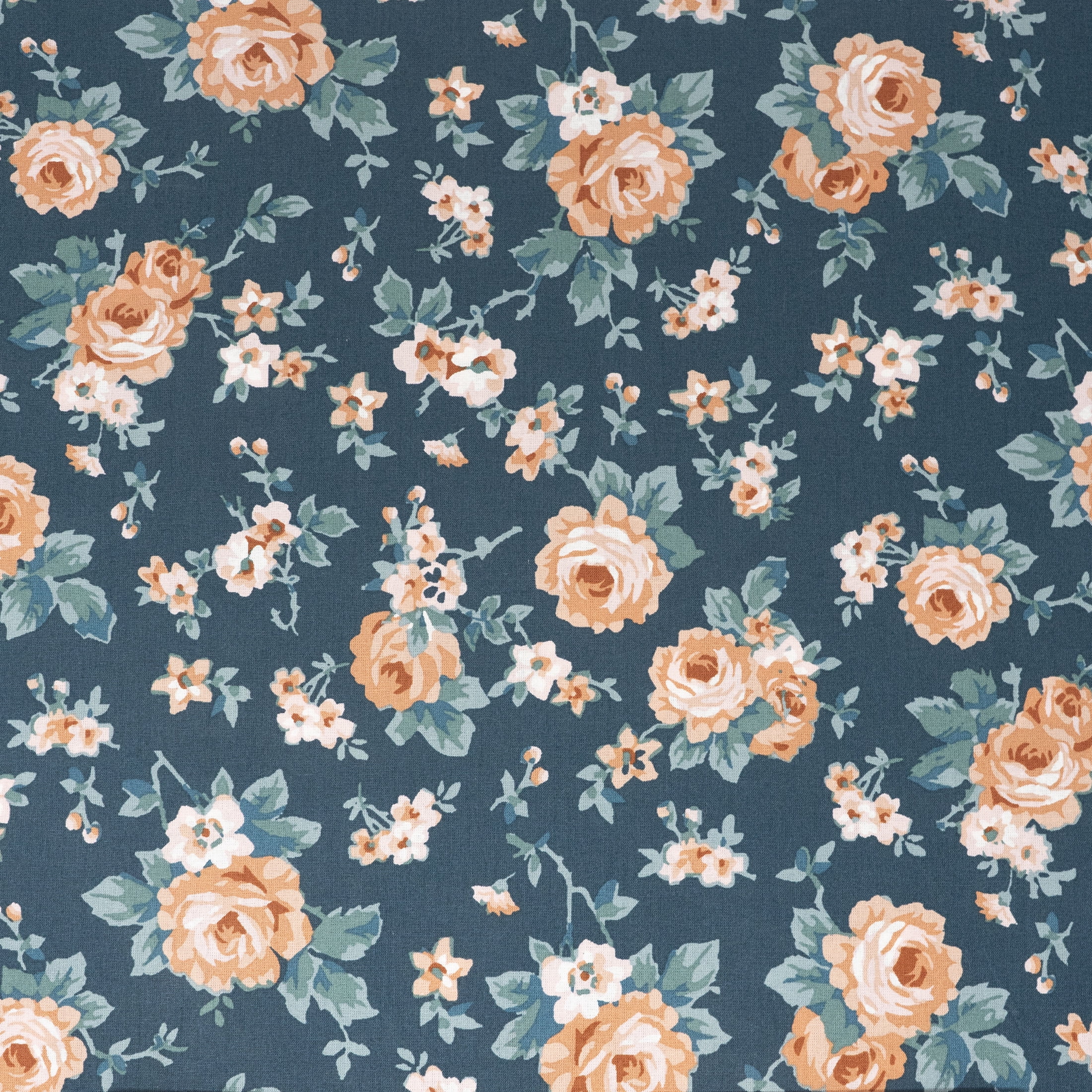 Waverly Inspirations 1 Yard Cut 100% Cotton Prints Fabric, Cutout Floral, 44" Wide for Quilting & Sewing