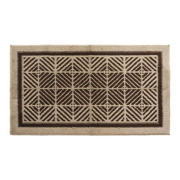 Attraction Design Home Brown/Cream Area Rug
