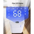 thumbnail image 4 of KFFKFF 30 Pints Dehumidifier for Home & Basement, Drain Hose for Commercial & Industrial Use, Smart Humidity Control, Low Noise for Large Rooms, Warehouses, 4 of 9