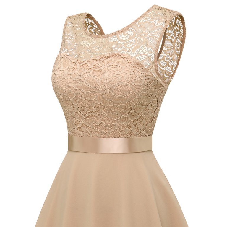 white christmas dresses Lilac Lace Applique Knee Length Organza Champagne Homecoming Dresses ARD1678 main image 1