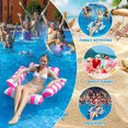 thumbnail image 2 of Teblint Pool Floats, Upgraded 4-in-1 Inflatable Water Hammock, Pool Toys for Adults, Portable Floating Lounger for Pool, Beach, Capacity 220 lbs, Blue, 2 of 12