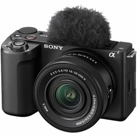 Sony - Alpha ZVE10 II: APS-C Content Creators’ Camera Kit - Black