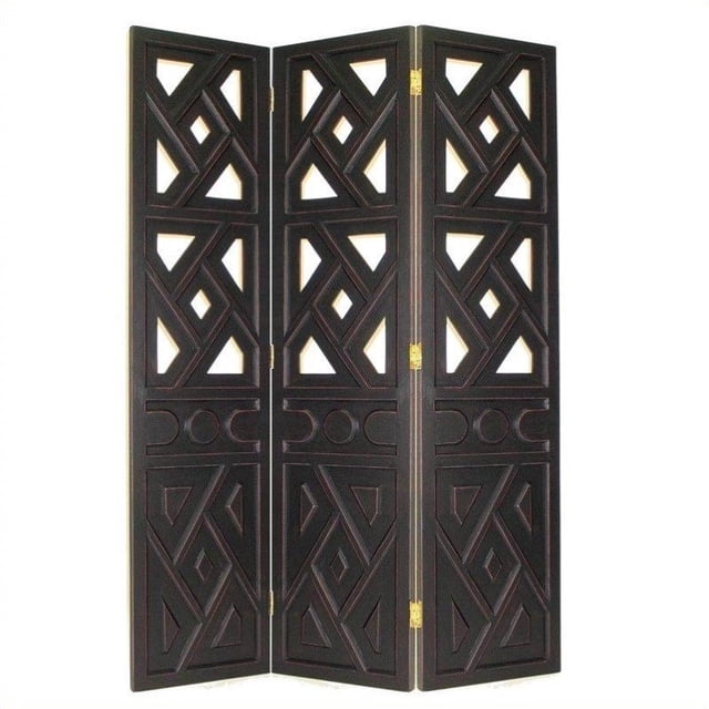 Wayborn Wiindmill Room Divider in Antique Black