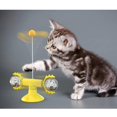 thumbnail image 2 of lionlar Cat Indoor Toys Interactive Cat Toy 360 Degree Rotation Catnip Ball Kitten Toys Yellow, 2 of 9