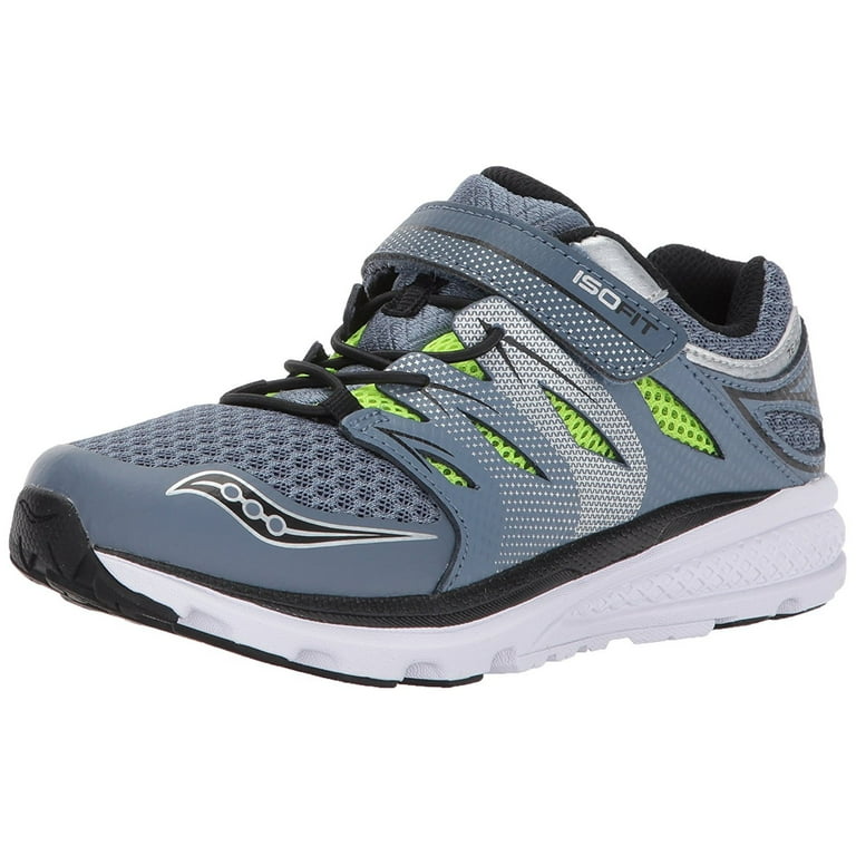 Saucony Boys Zealot 2 a C Running Shoe Grey 2.5 Wide US Little