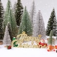 thumbnail image 2 of Mini árboles de Navidad, árbol de Navidad Artificial, cepillo para botellas, árboles de Navidad con Base de madera para decoraciones artesanales de mesa para el hogar, 2 of 4