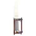 thumbnail image 6 of Hathaway Regent Corner Floor Cue Rack for Billiard Accessories, 6 of 8