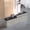 Black Marble & Gray; Left Hand High, variant on Modern Reception Desk - Lockable Drawers, Cable Management & Silent Tracks for Office, Lobby, Salon（White & Gray; Left Hand High; 63"L x 24"W x 39"H ）
