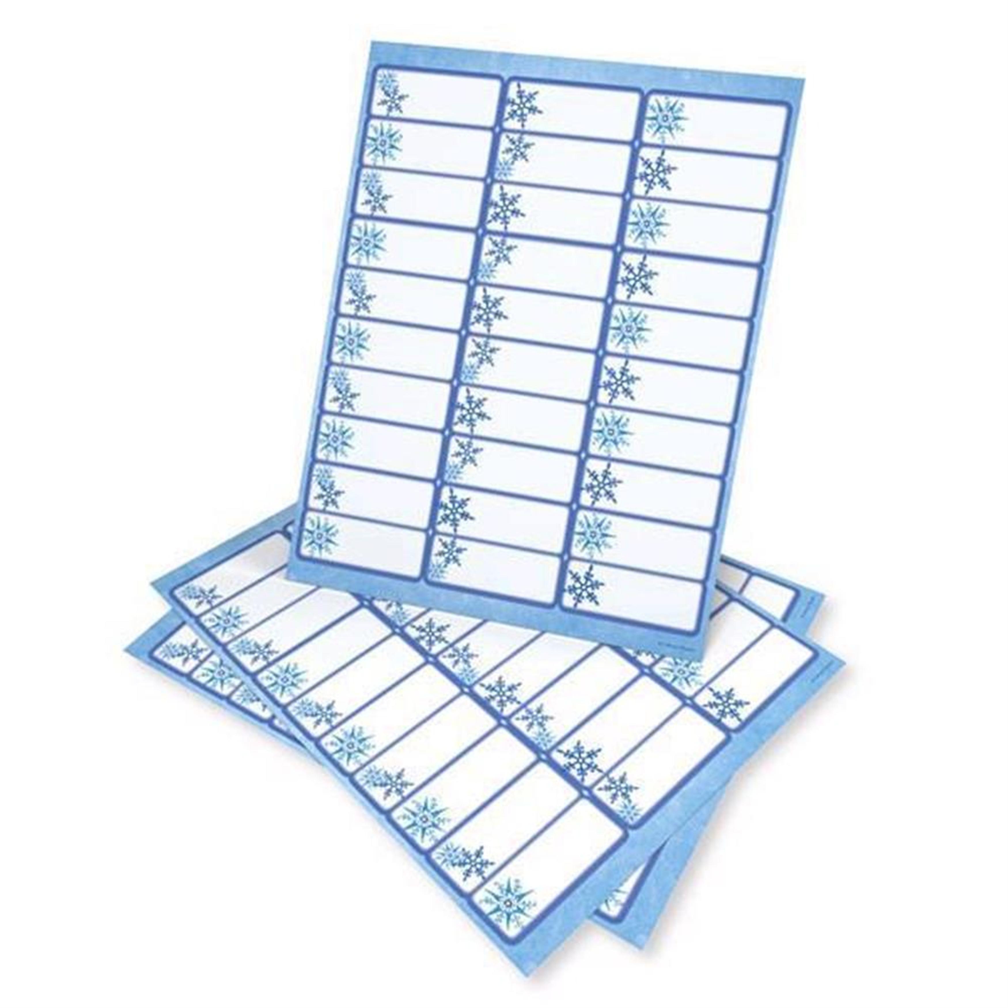 Gartner Studios Snowflake Holiday 150count Address Labels Walmart