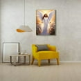 HOMICOZI Abstract Angel Wall Art Angels Girl Canvas Picture Angel Wings