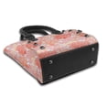 thumbnail image 3 of Lsque Corals Pattern Leather Rivet Shoulder Bag – Elegant Genuine Leather & Microfiber PU Crossbody with Detachable Adjustable Strap, 3 of 5